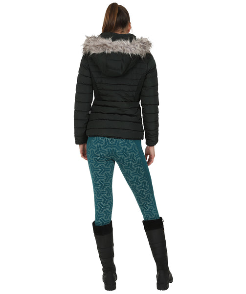 OUTLET: THERMO Technical Riding Tights - Teal/Green 2020