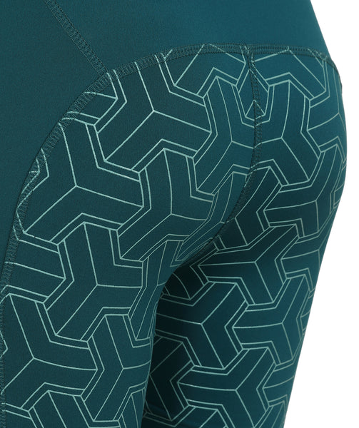 OUTLET: THERMO Technical Riding Tights - Teal/Green 2020