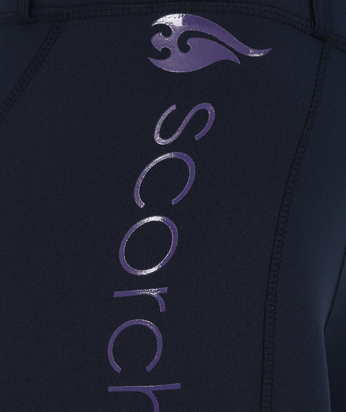OUTLET: THERMO Technical Riding Tights - Navy/Purple 2020
