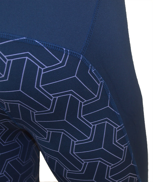 OUTLET: THERMO Technical Riding Tights - Blue/Lavender 2020