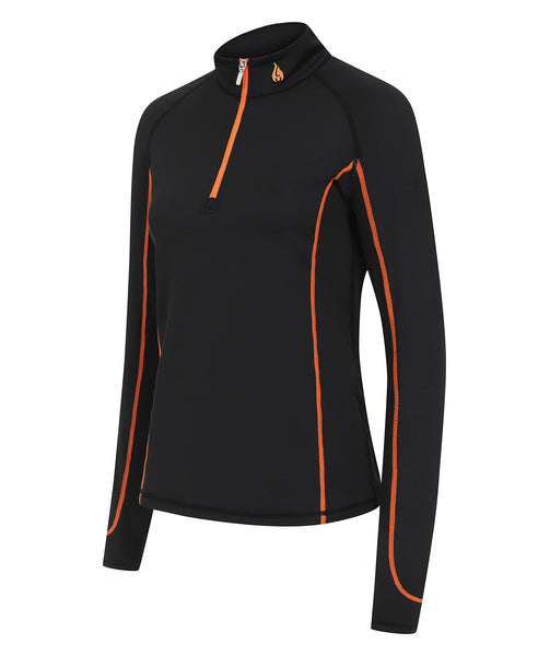 All-season base layer - Black/Orange