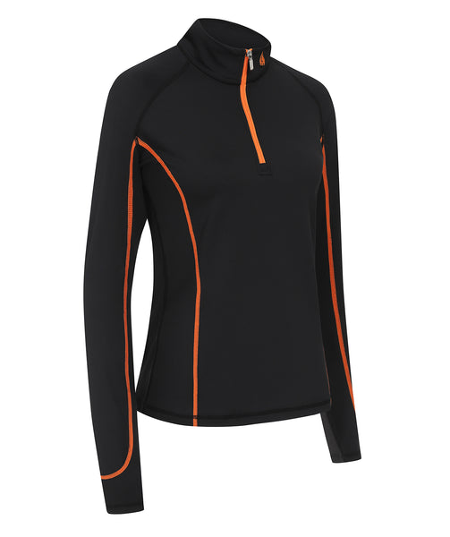 All-season base layer - Black/Orange