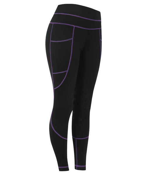 Superhackers - All Season/Silicone Knee Black/Purple