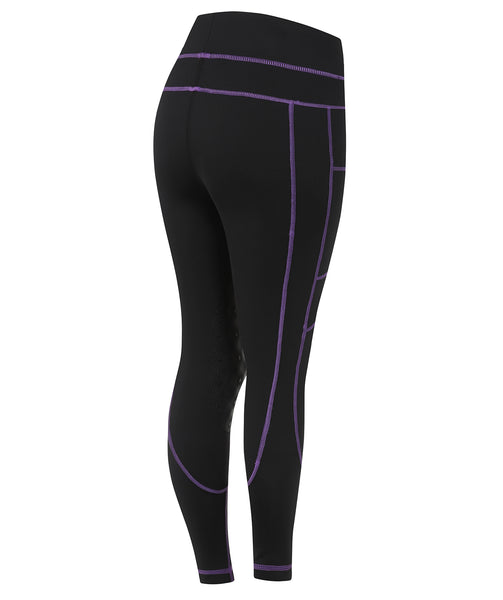 Superhackers - All Season/Silicone Knee Black/Purple