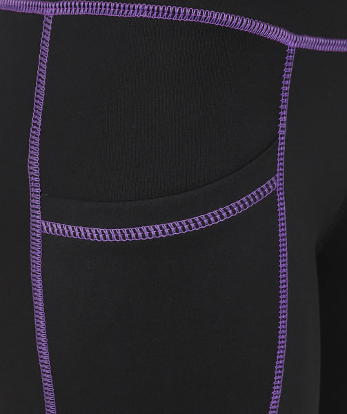 Superhackers - All Season/Silicone Knee Black/Purple