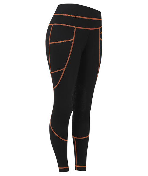 Superhackers - All Season/Silicone Knee Black/Orange