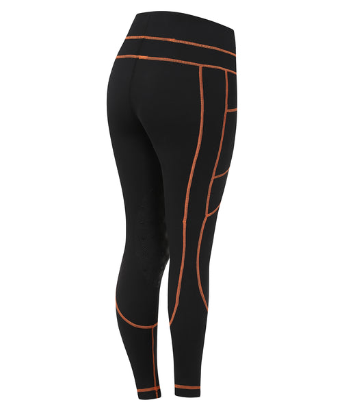 Superhackers - All Season/Silicone Knee Black/Orange