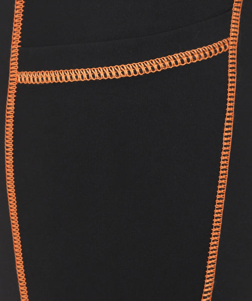 Superhackers - All Season/Silicone Knee Black/Orange