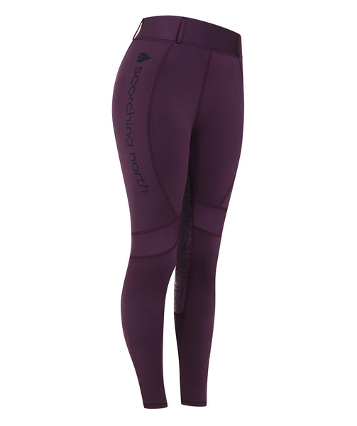 THERMO Technical Riding Tights - Purple/Navy