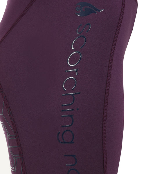 THERMO Technical Riding Tights - Purple/Navy