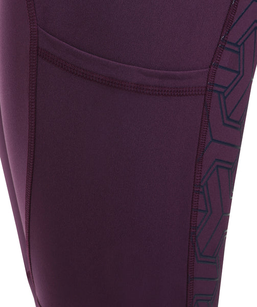 THERMO Technical Riding Tights - Purple/Navy