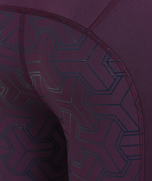 THERMO Technical Riding Tights - Purple/Navy