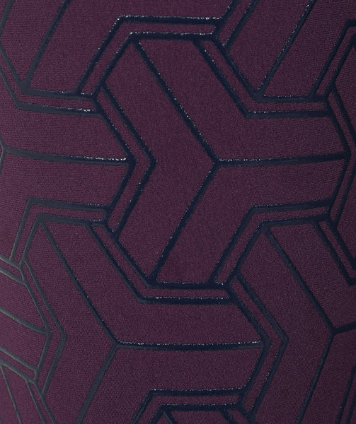 THERMO Technical Riding Tights - Purple/Navy