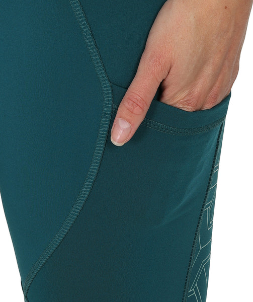 THERMO Technical Riding Tights - Teal/Green