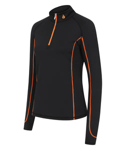 All-season base layer - Black/Orange