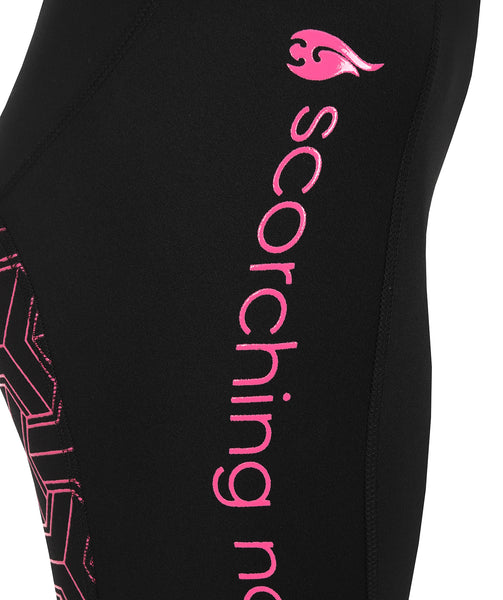 THERMO Technical Riding Tights - Black/Pink
