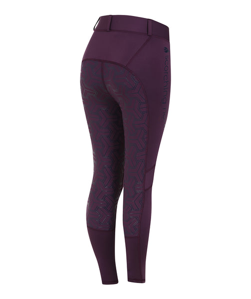 THERMO Technical Riding Tights - Purple/Navy